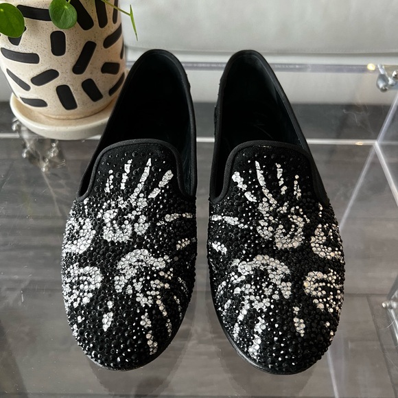 GIUSEPPE ZANOTTI DESIGN | EMBELLISHED CRYSTAL LOAFERS - Picture 2 of 11